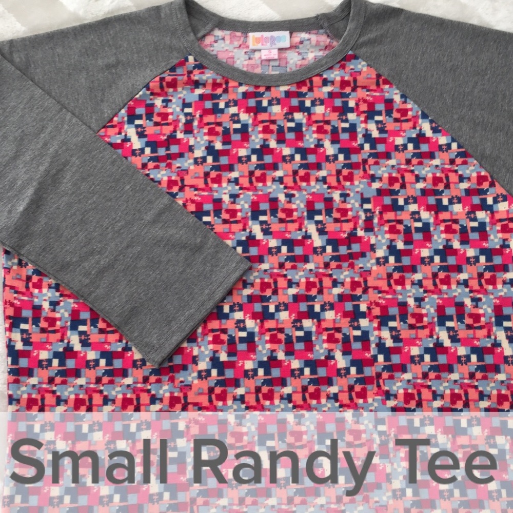 LuLaRoe Randy Baseball Tee Small